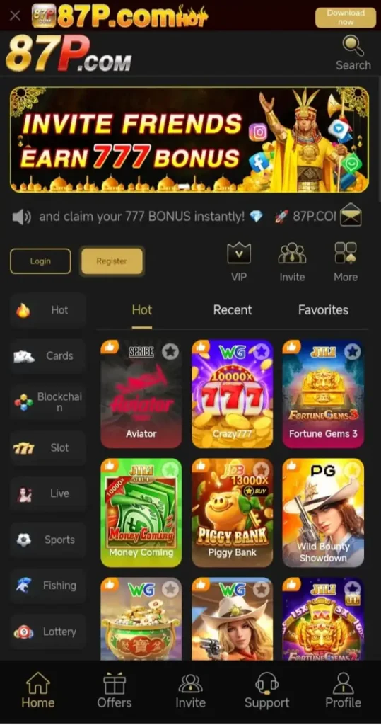 87p game apk new earning app